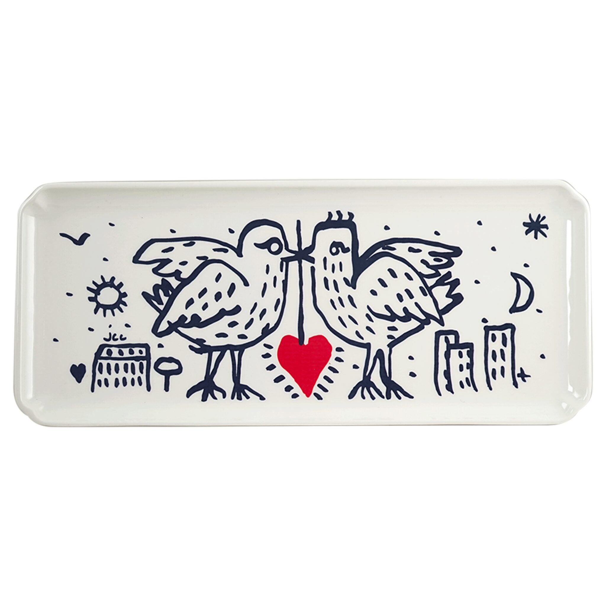 Gien Oblong Serving Tray - L'Archipel Sentimental