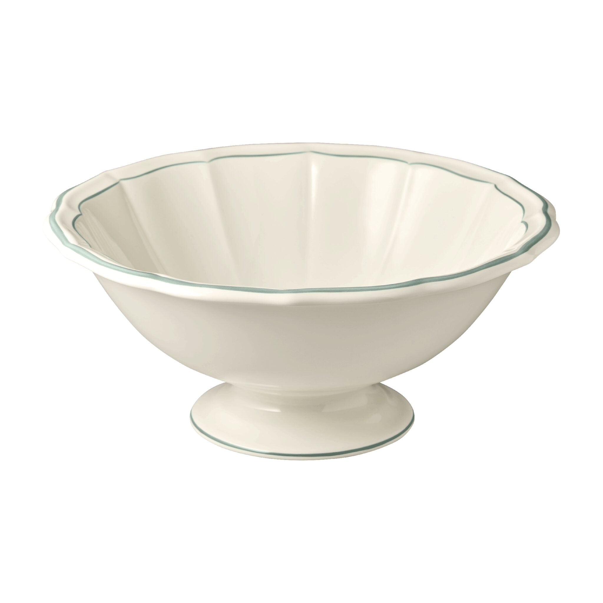 Gien Open Vegetable - Filet Earth Grey Vegetable Bowl