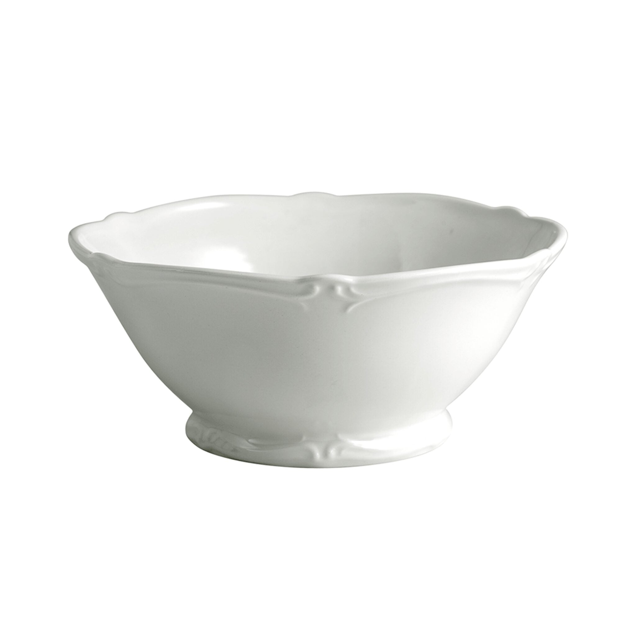Gien Open Vegetable - Rocaille White Vegetable Bowl