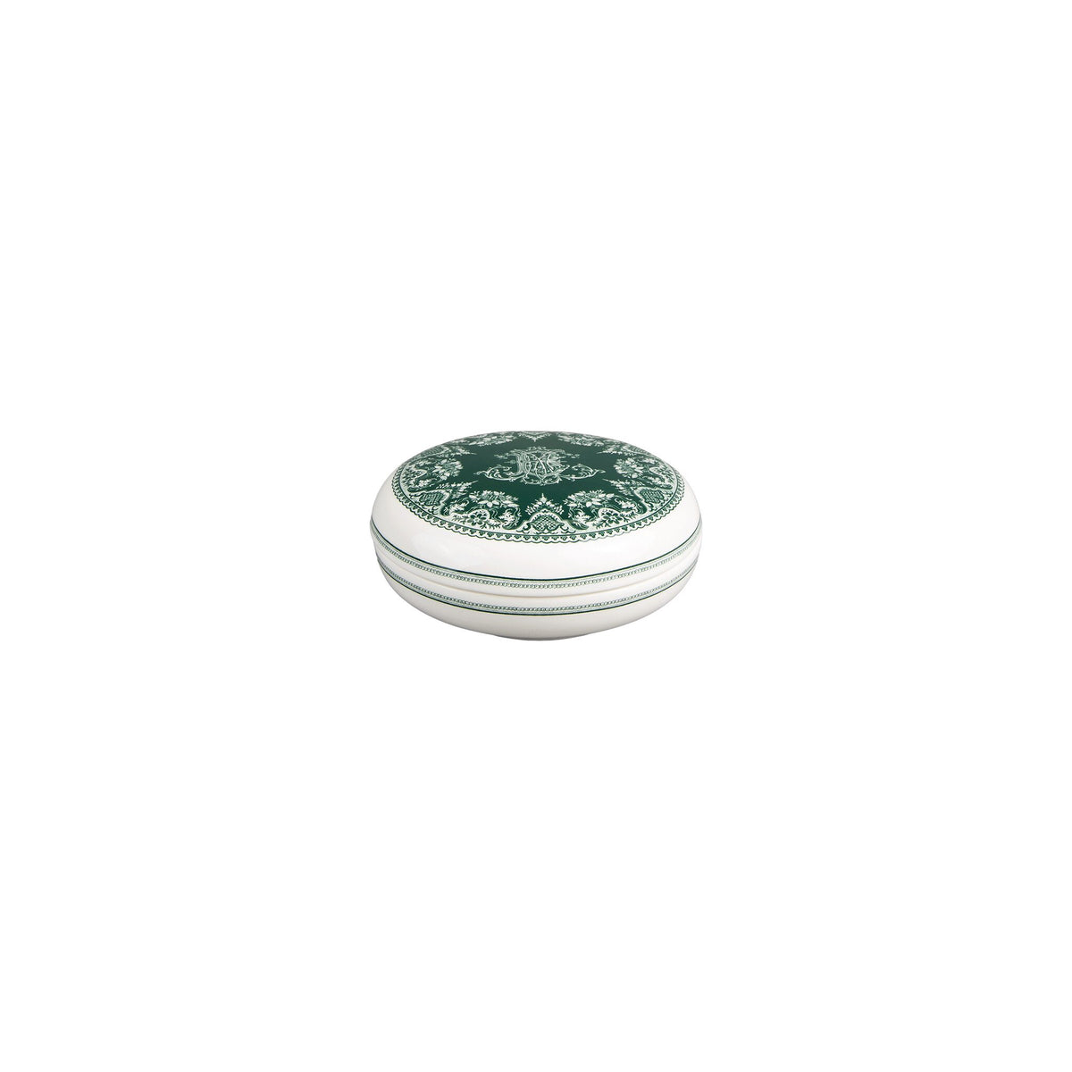 Gien Round Candy Box - Les Dépareillées Green, view 3