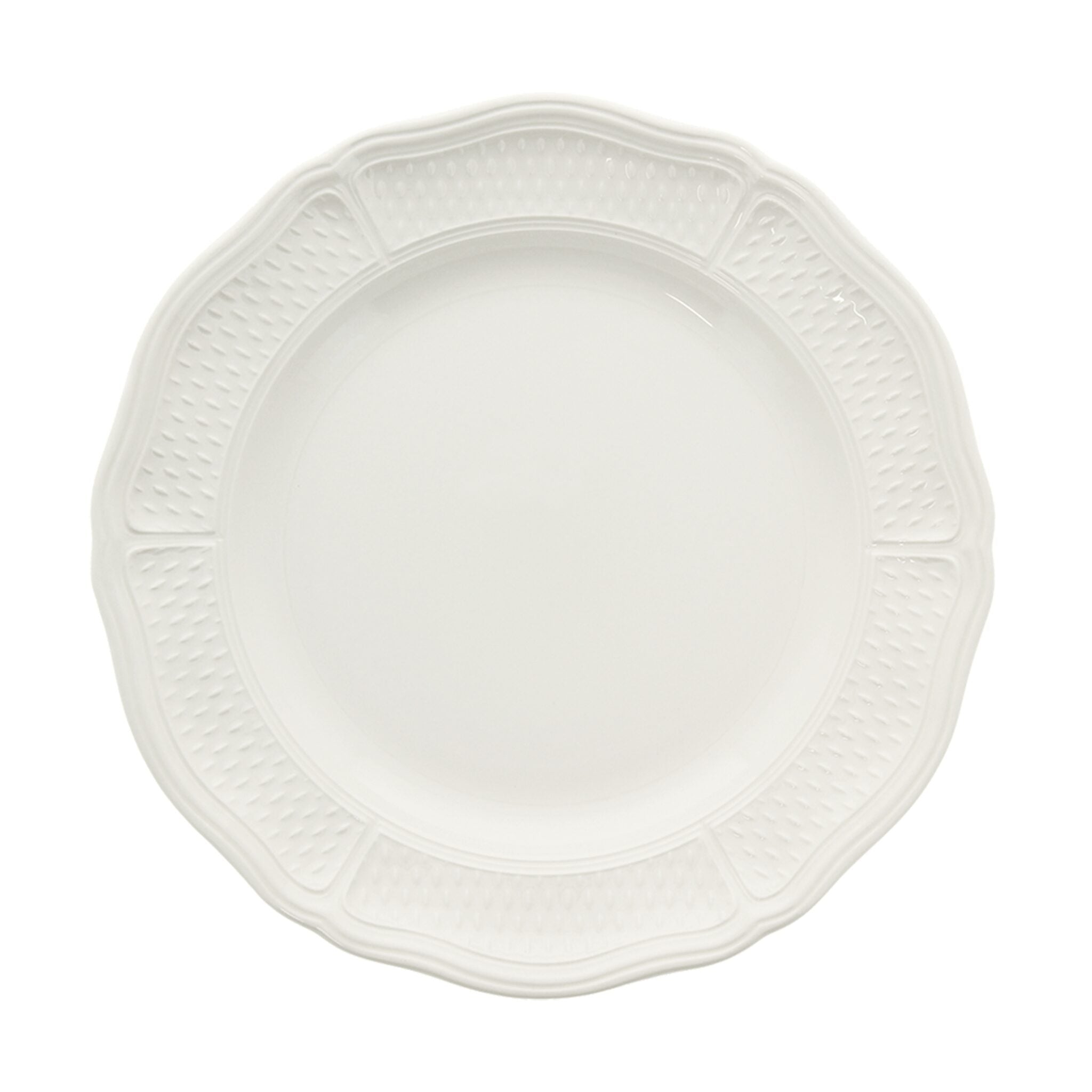 Gien Round Deep Dish - Pont Aux Choux White Serving Bowl