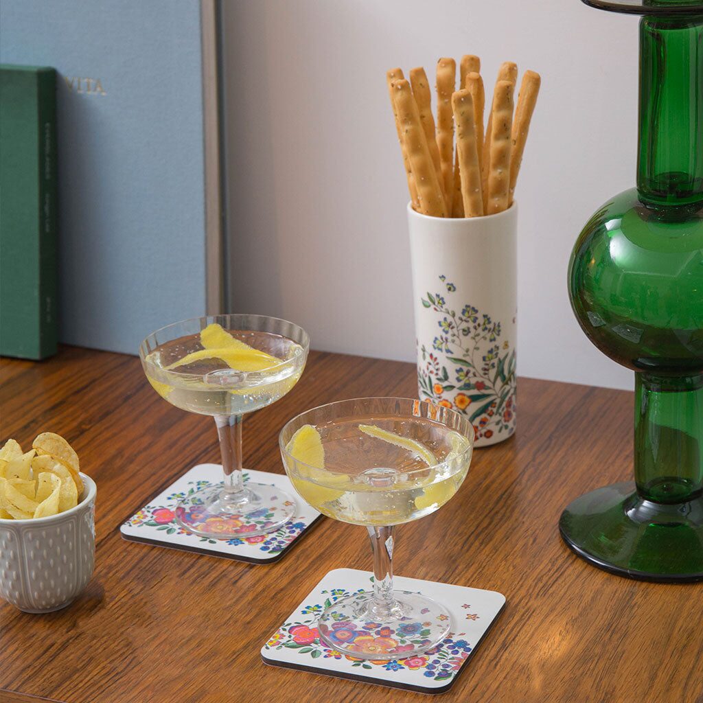 Gien Set of 4 Acrylic Coasters - Poésie, alternate view