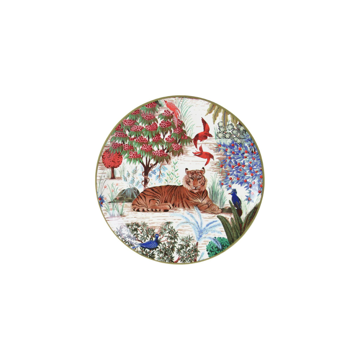 Gien Set of 4 Assorted Canape Plates - Le Jardin Du Palais, alternate view