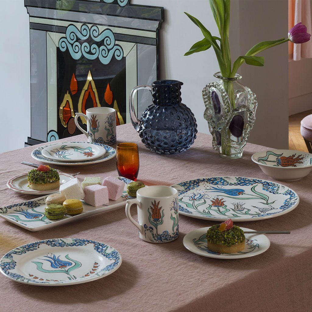 Gien Set of 4 Assorted Canapes Plates - La Favorite, alternate view