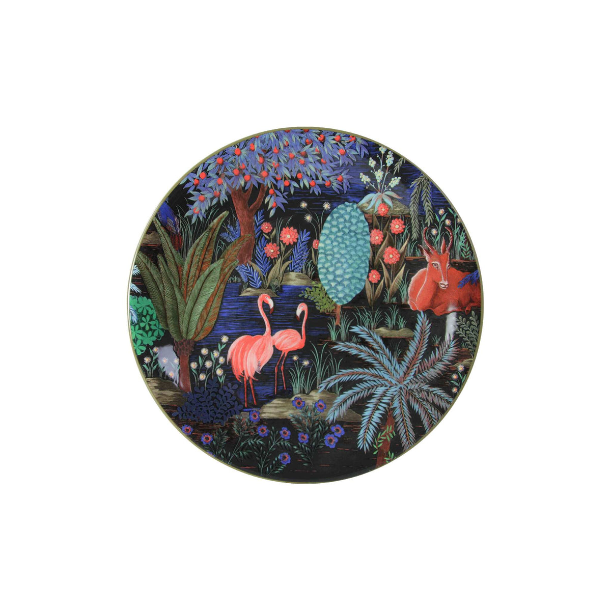 Gien Set of 4 Assorted Dessert Plates - Le Jardin Du Palais, alternate view