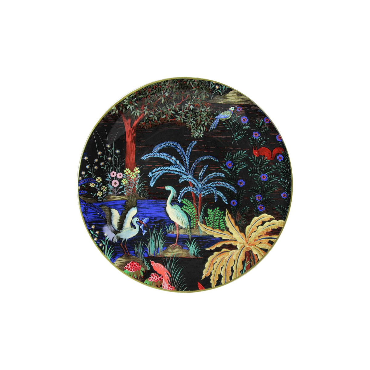 Gien Set of 4 Assorted Dessert Plates - Le Jardin Du Palais, alternate view