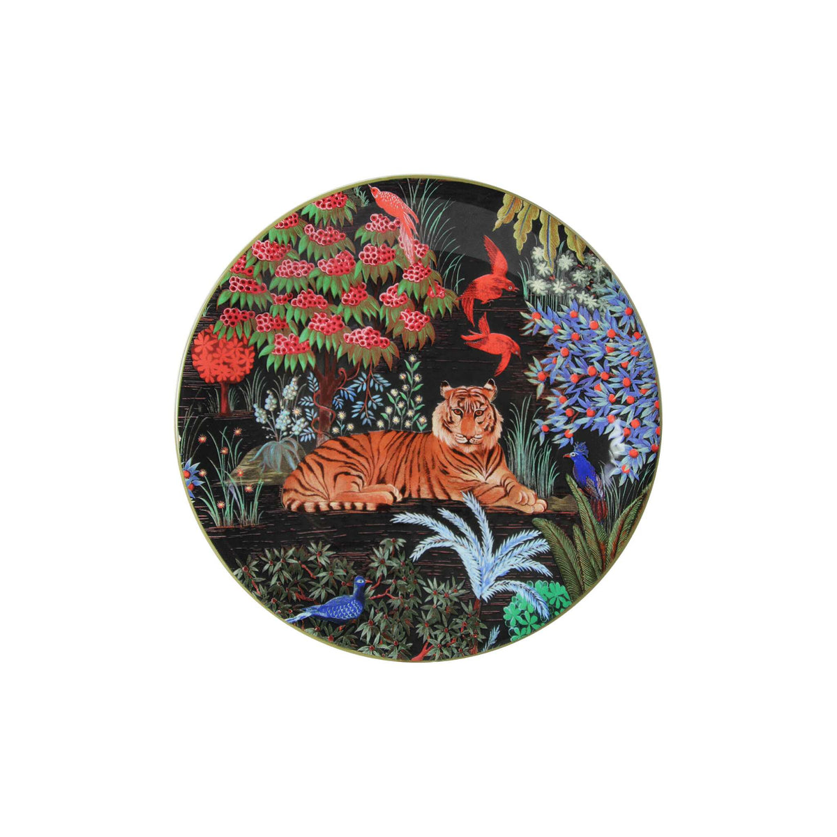 Gien Set of 4 Assorted Dessert Plates - Le Jardin Du Palais, alternate view