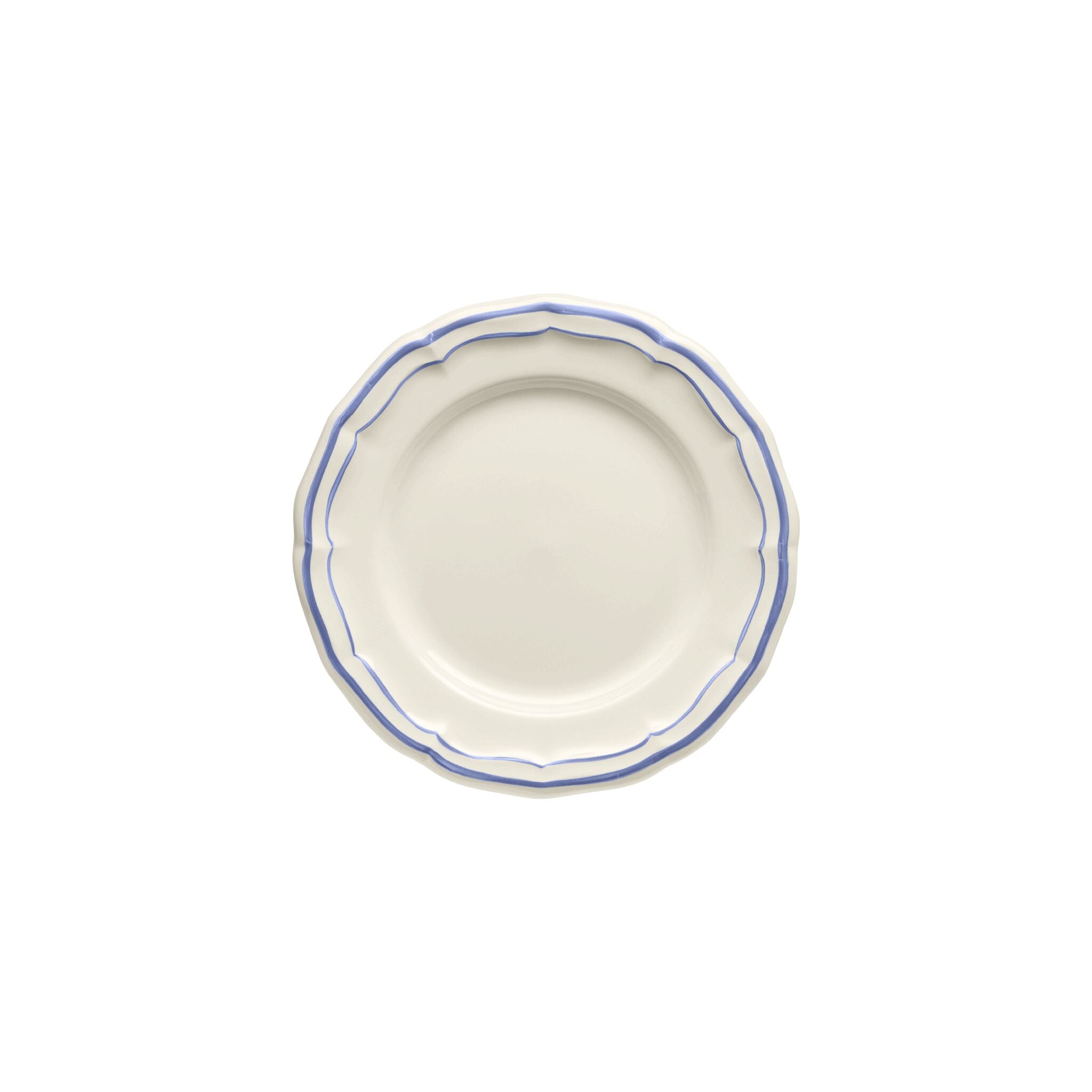 Gien Set of 4 Canape Plates - Filet Blue