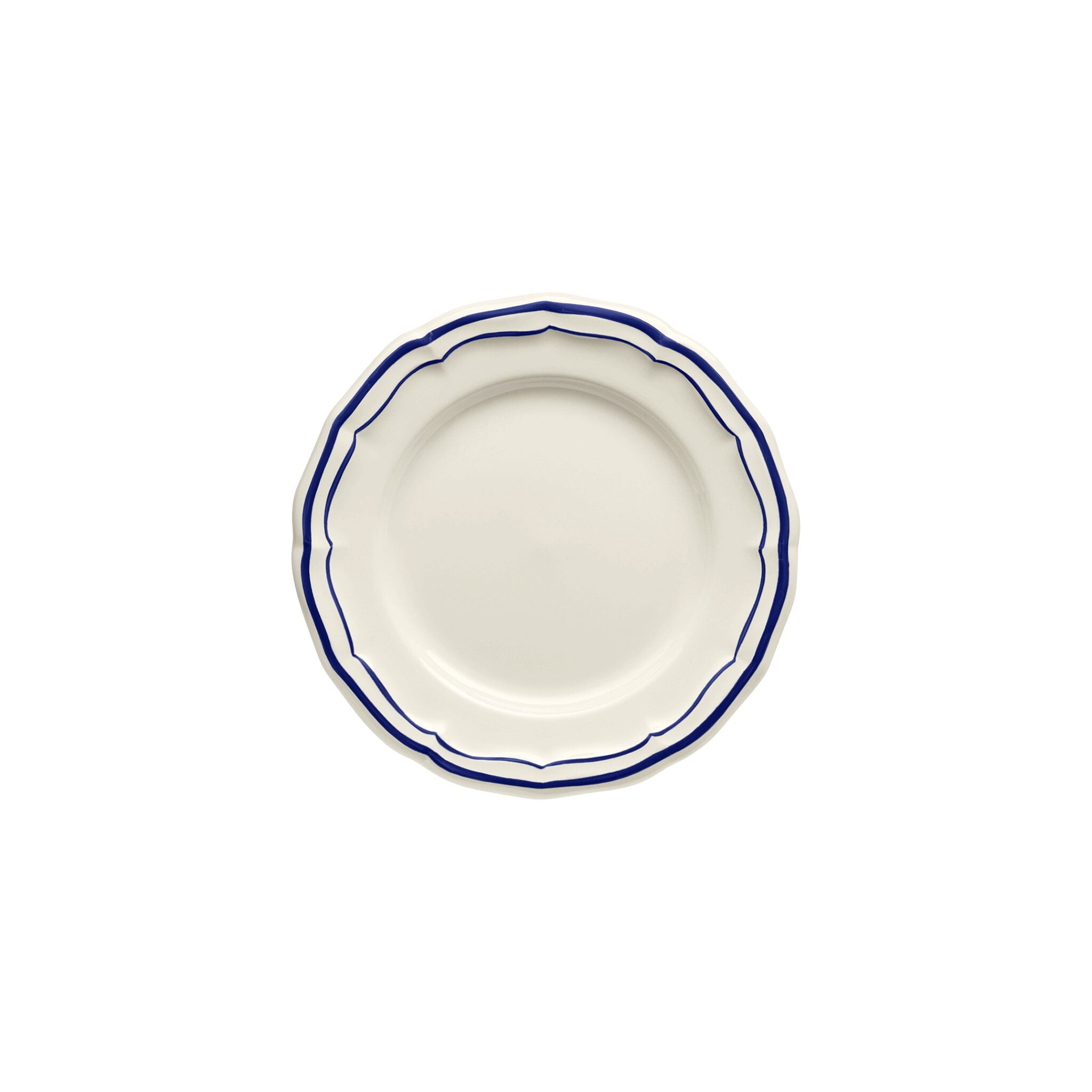 Gien Set of 4 Canape Plates - Filet Cobalt