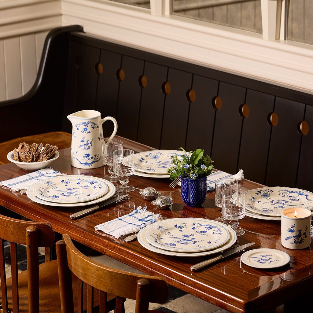 Gien Set of 4 Canape Plates - Paradis Bleu, alternate view