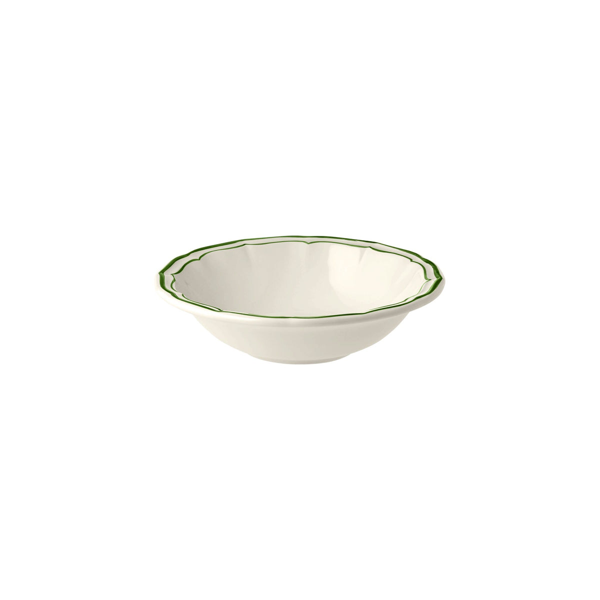 Gien Set of 4 Cereal Bowls - Filet Fern Green