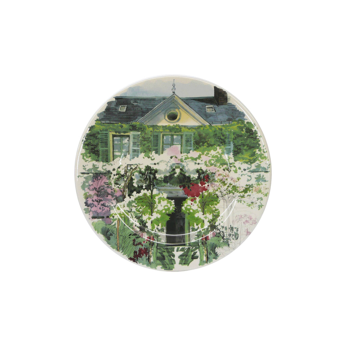 Gien Set of 4 Dessert Plates Assorted - Paris Giverny, alternate view