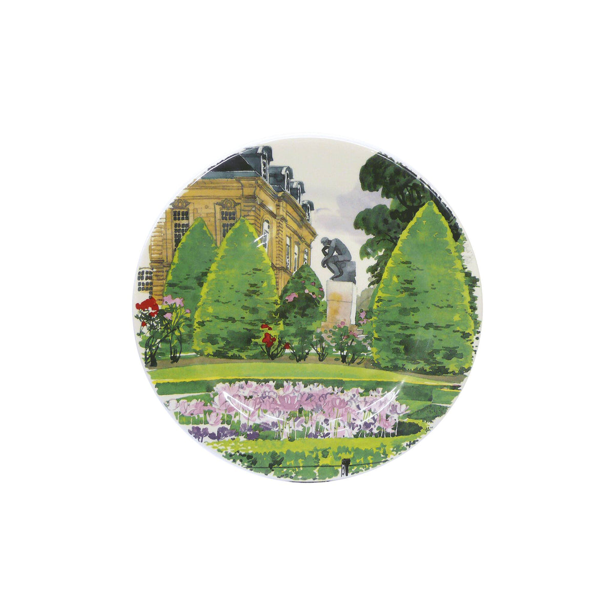 Gien Set of 4 Dessert Plates Assorted - Paris Giverny, alternate view