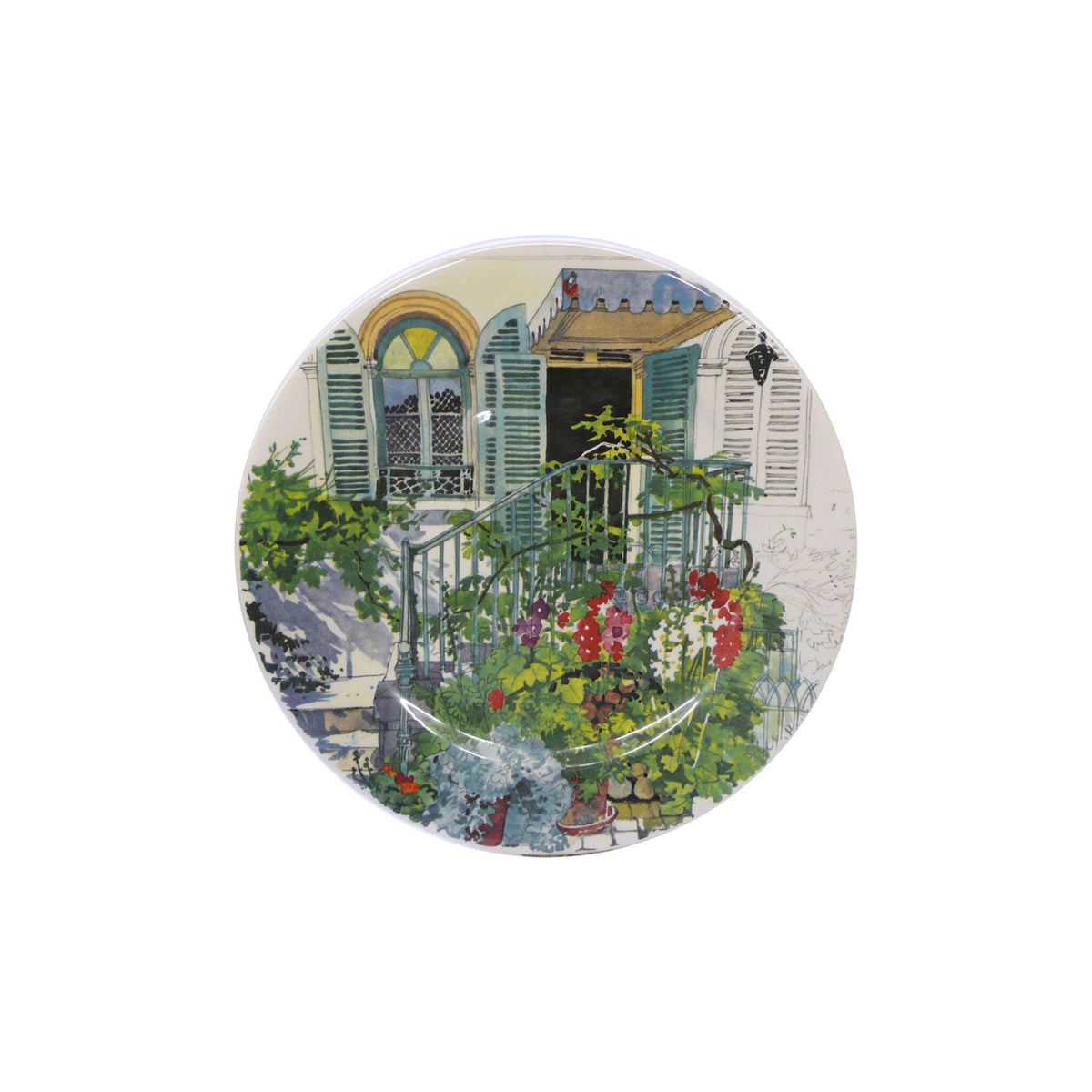 Gien Set of 4 Dessert Plates Assorted - Paris Giverny, alternate view