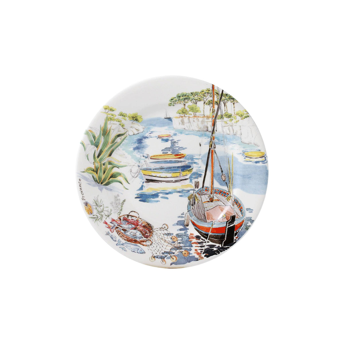 Gien Set of 4 Dessert Plates Assorted - Provence, alternate view