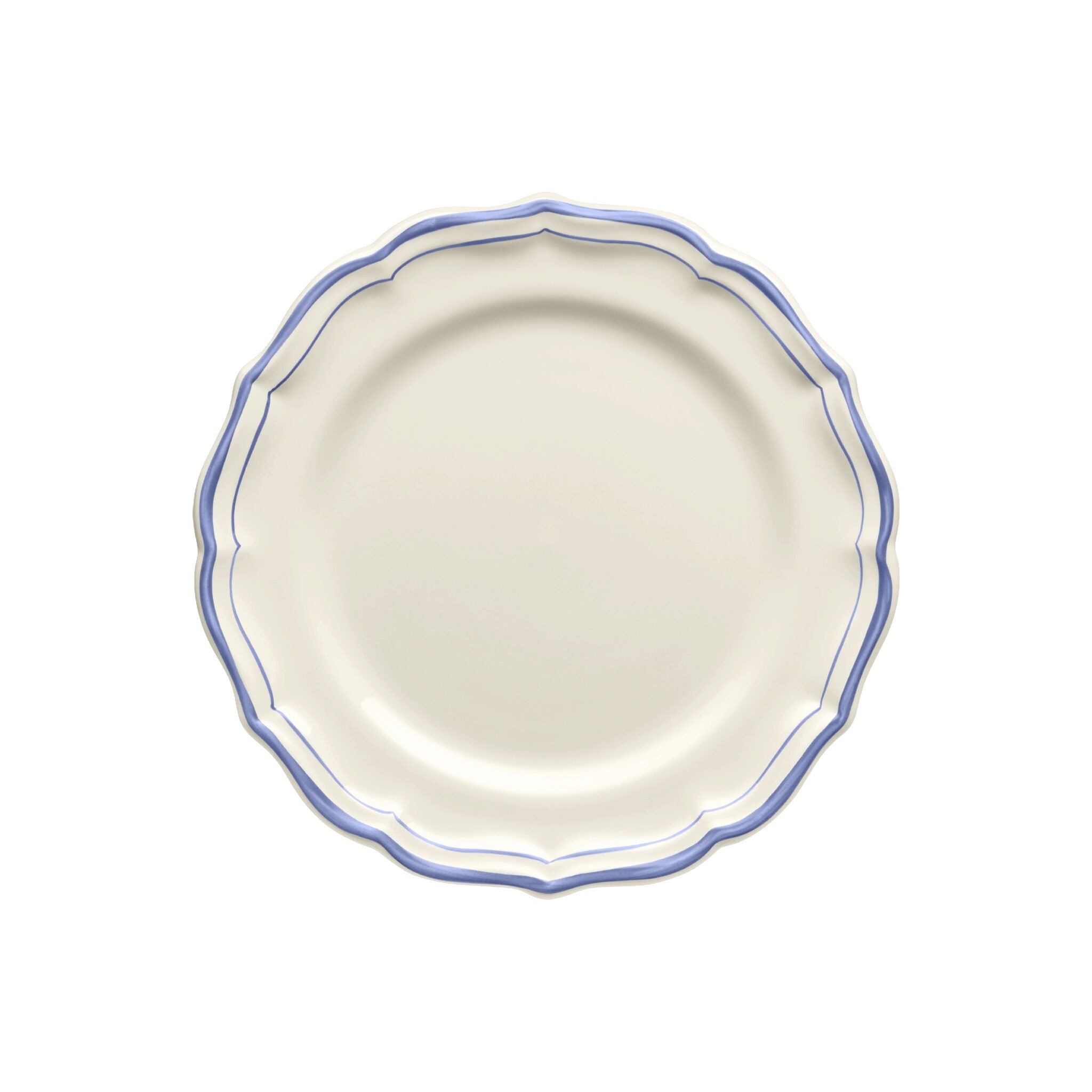 Gien Set of 4 Dessert Plates - Filet Blue