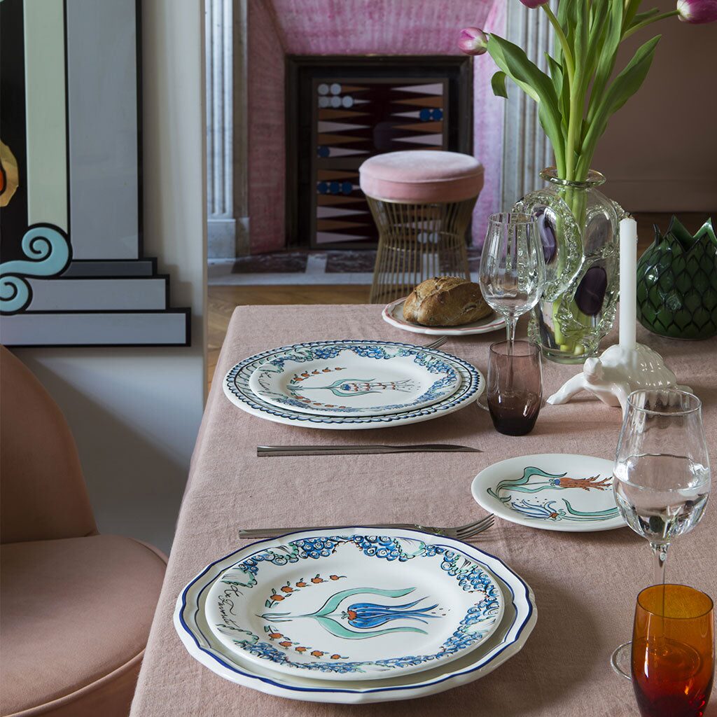 Gien Set of 4 Dinner Plates - La Favorite, alternate view
