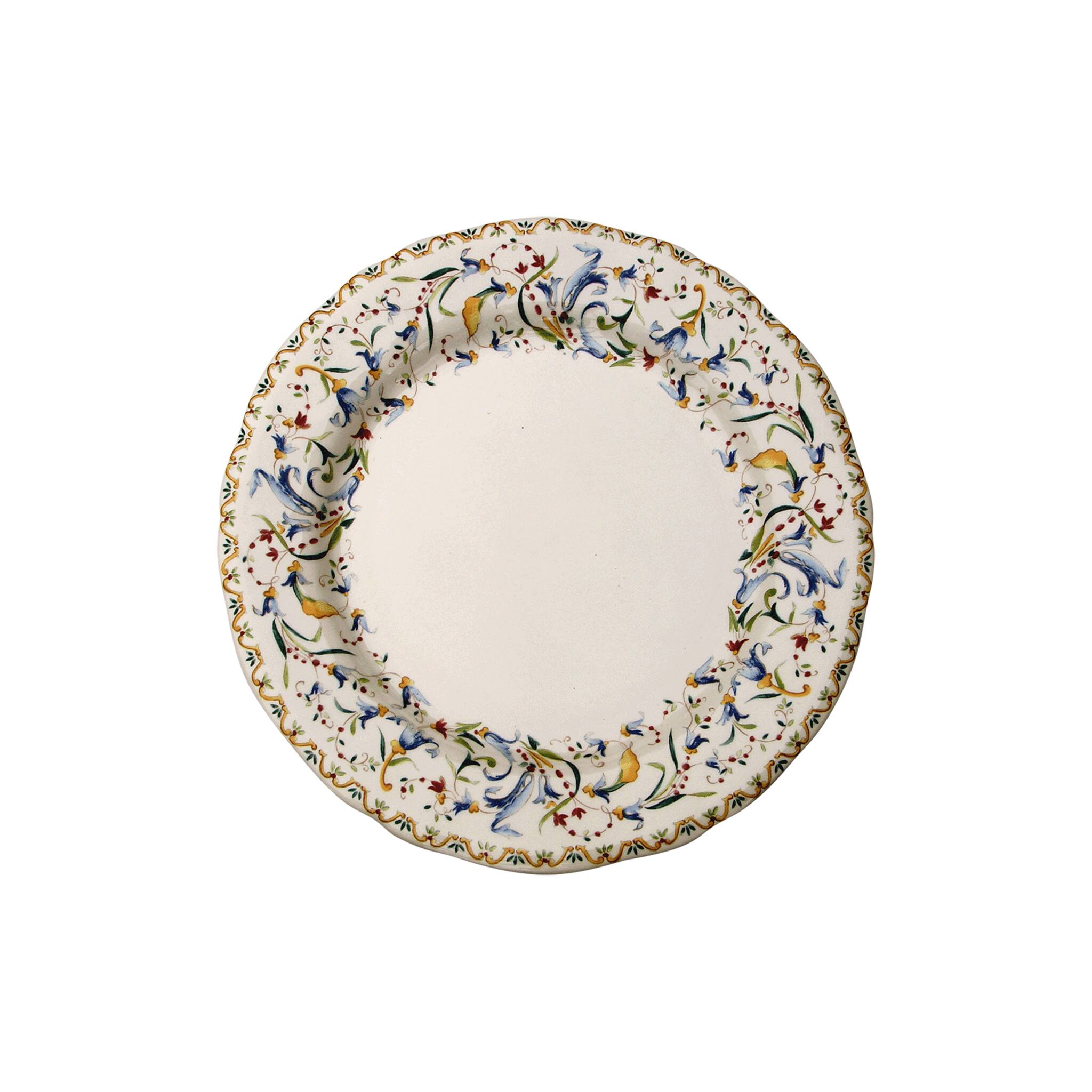 Gien Set of 4 Rim Soups - Toscana Soup Plates & Rimmed Soup Bowl