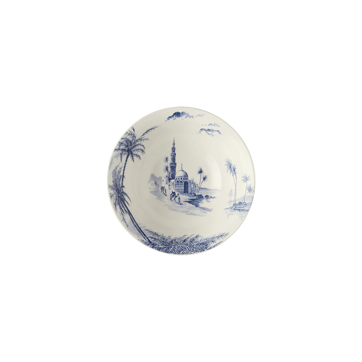 Gien Set of 4 Us Cereal Bowls - Les Dépareillées Blue, alternate view