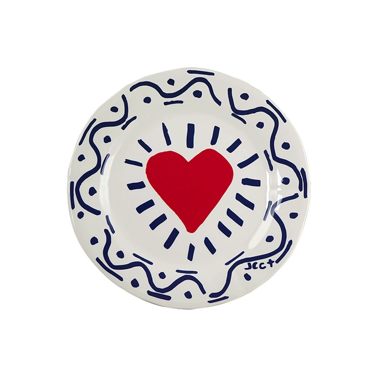 Gien Set of 6 Assorted Dessert Plates - L'Archipel Sentimental, alternate view