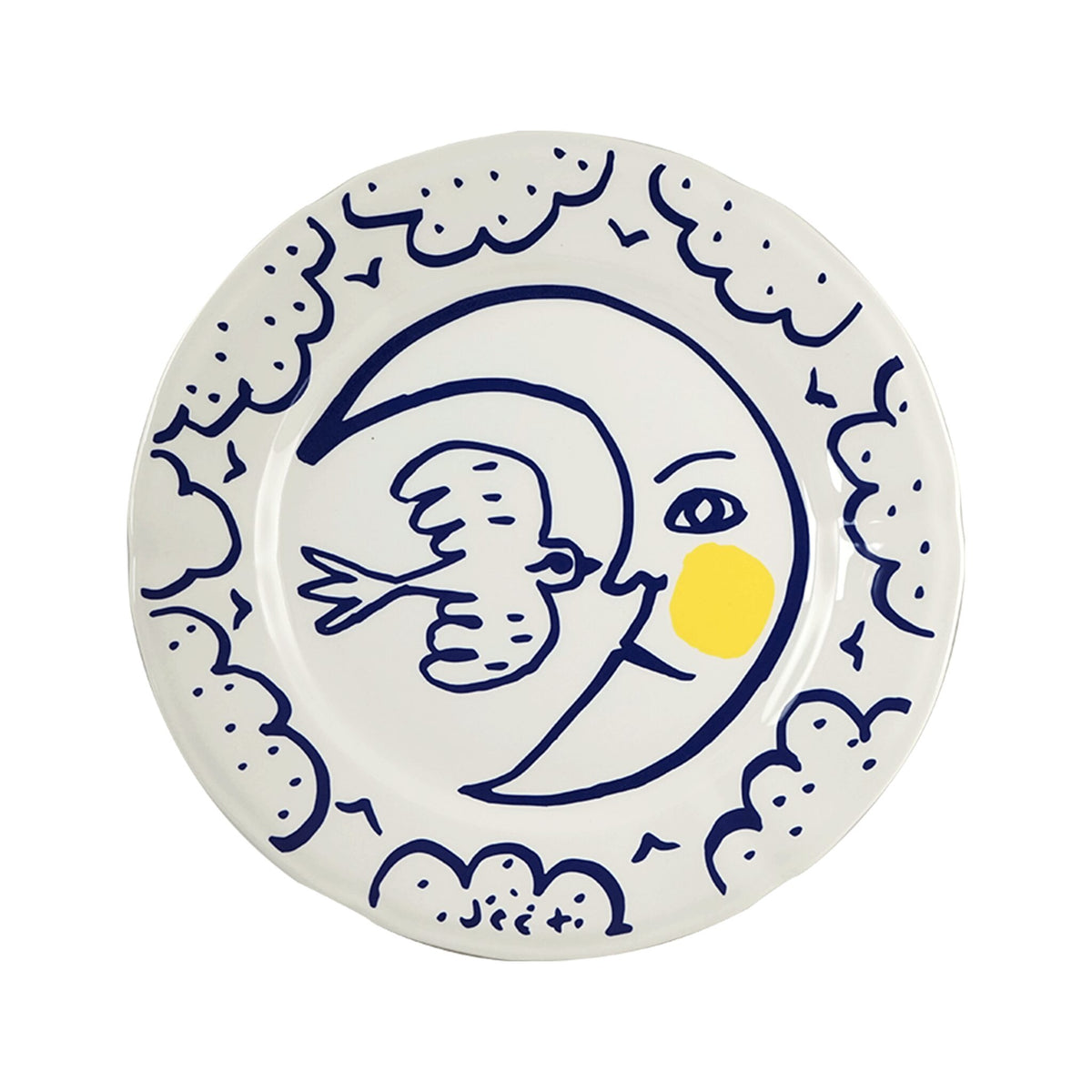 Gien Set of 6 Assorted Dinner Plates - L'Archipel Sentimental, alternate view