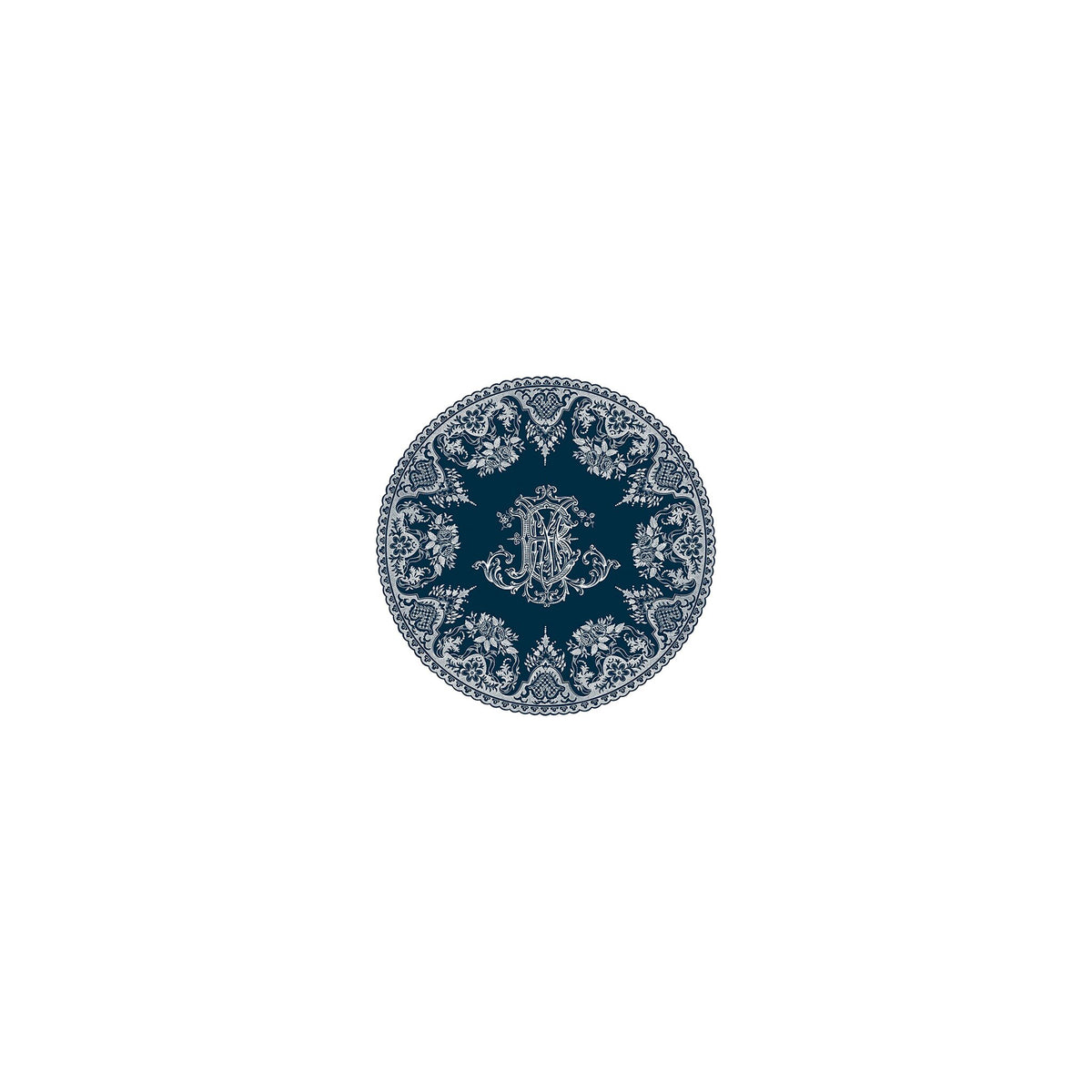 Gien Set of 6 Coasters Assorted - Les Dépareillées Blue, alternate view