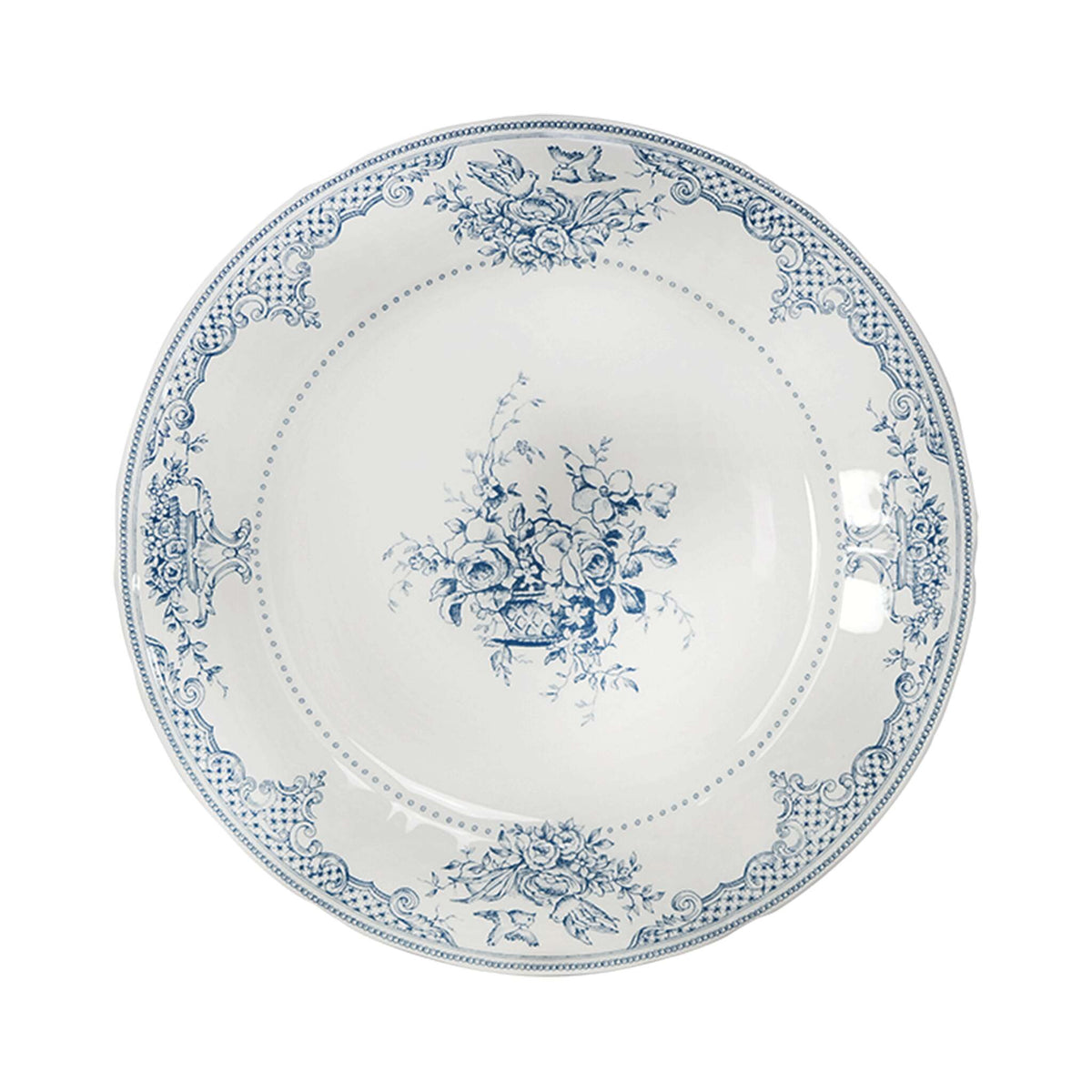Gien Set of 6 Dinner Plates Assorted - Les Dépareillées Blue, alternate view