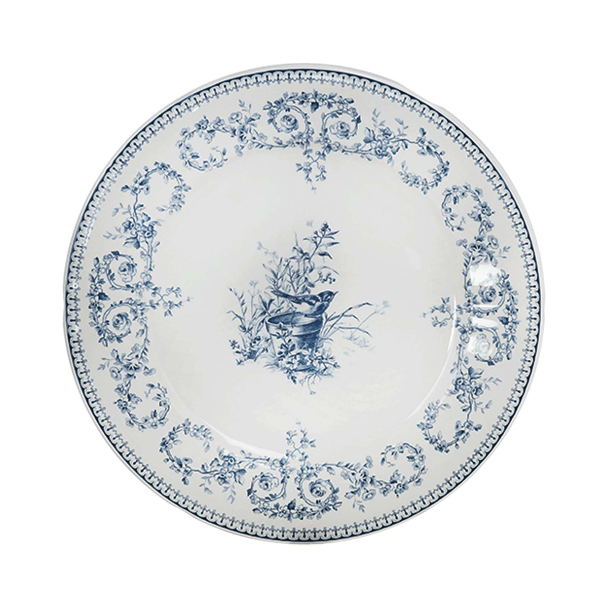 Gien Set of 6 Dinner Plates Assorted - Les Dépareillées Blue, alternate view