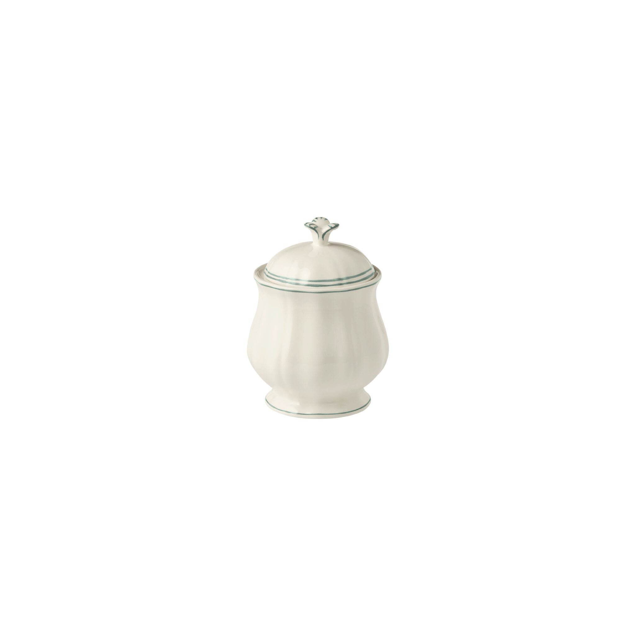 Gien Sugar Bowl - Filet Earth Grey