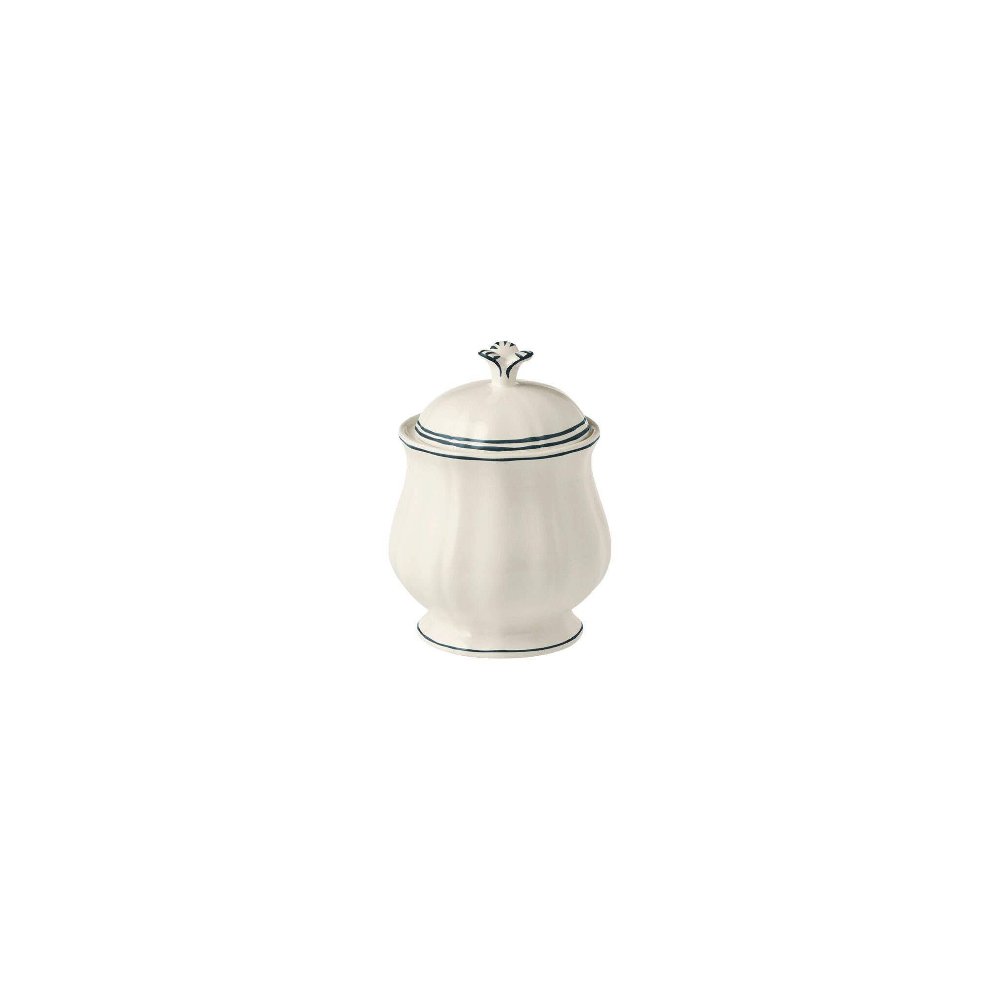 Gien Sugar Bowl - Filet Ocean Blue