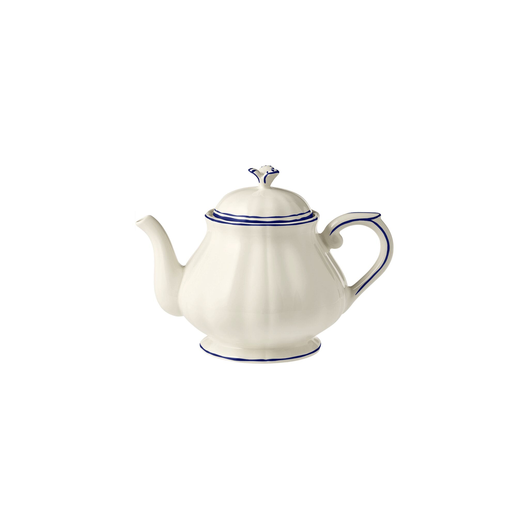 Gien Teapot - Filet Cobalt