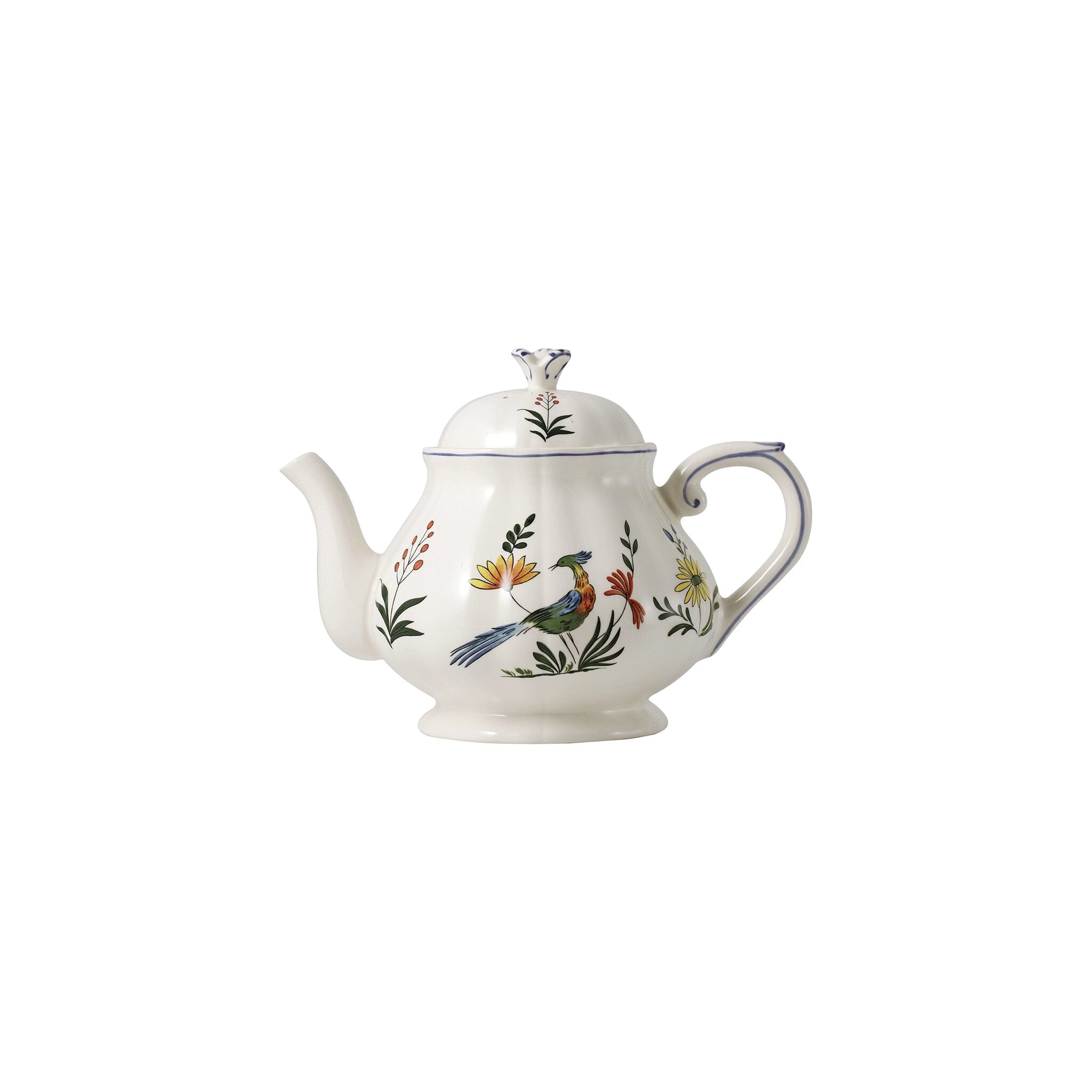Gien Teapot - Oiseaux De Paradis
