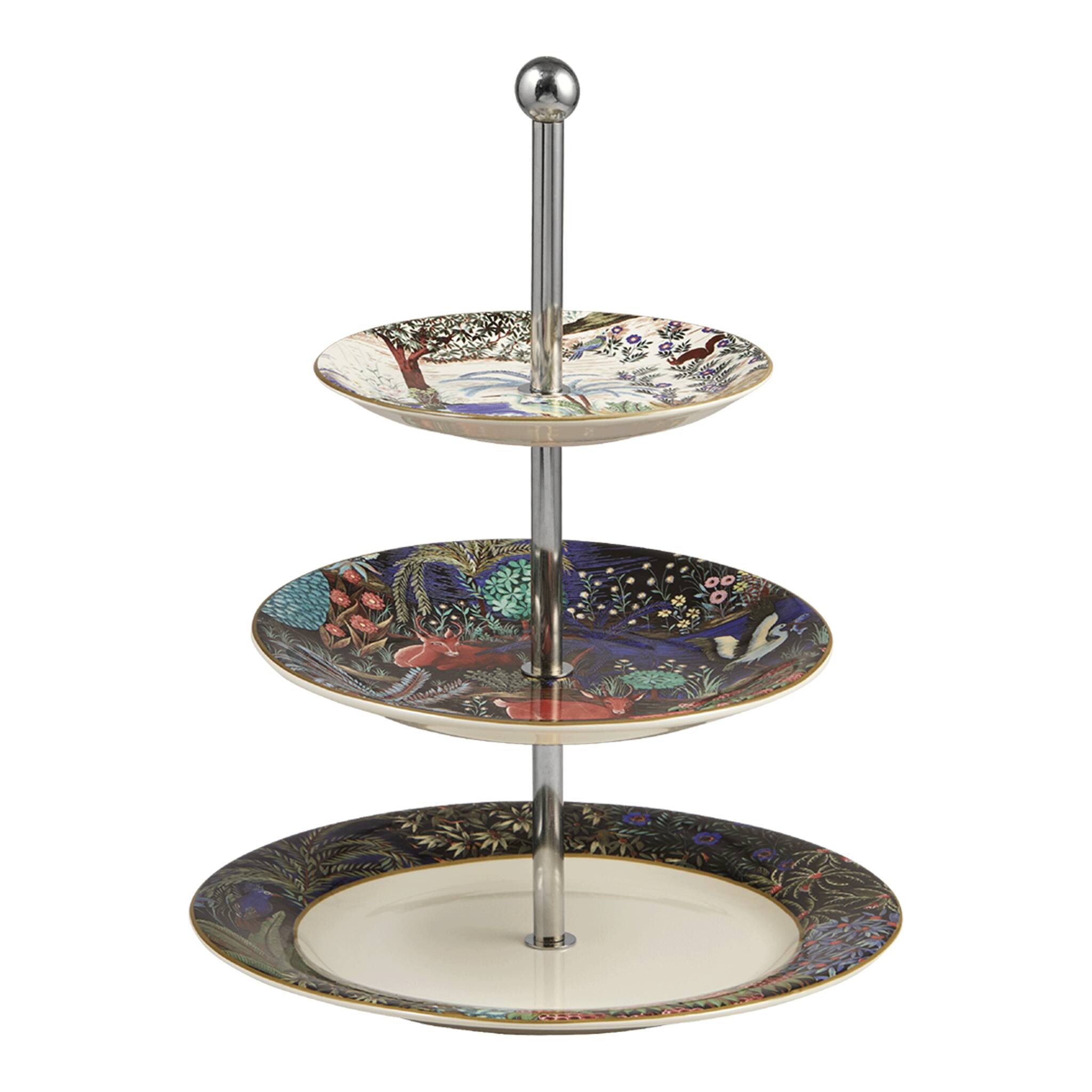 Gien Three-tier Cake Stand - Le Jardin Du Palais