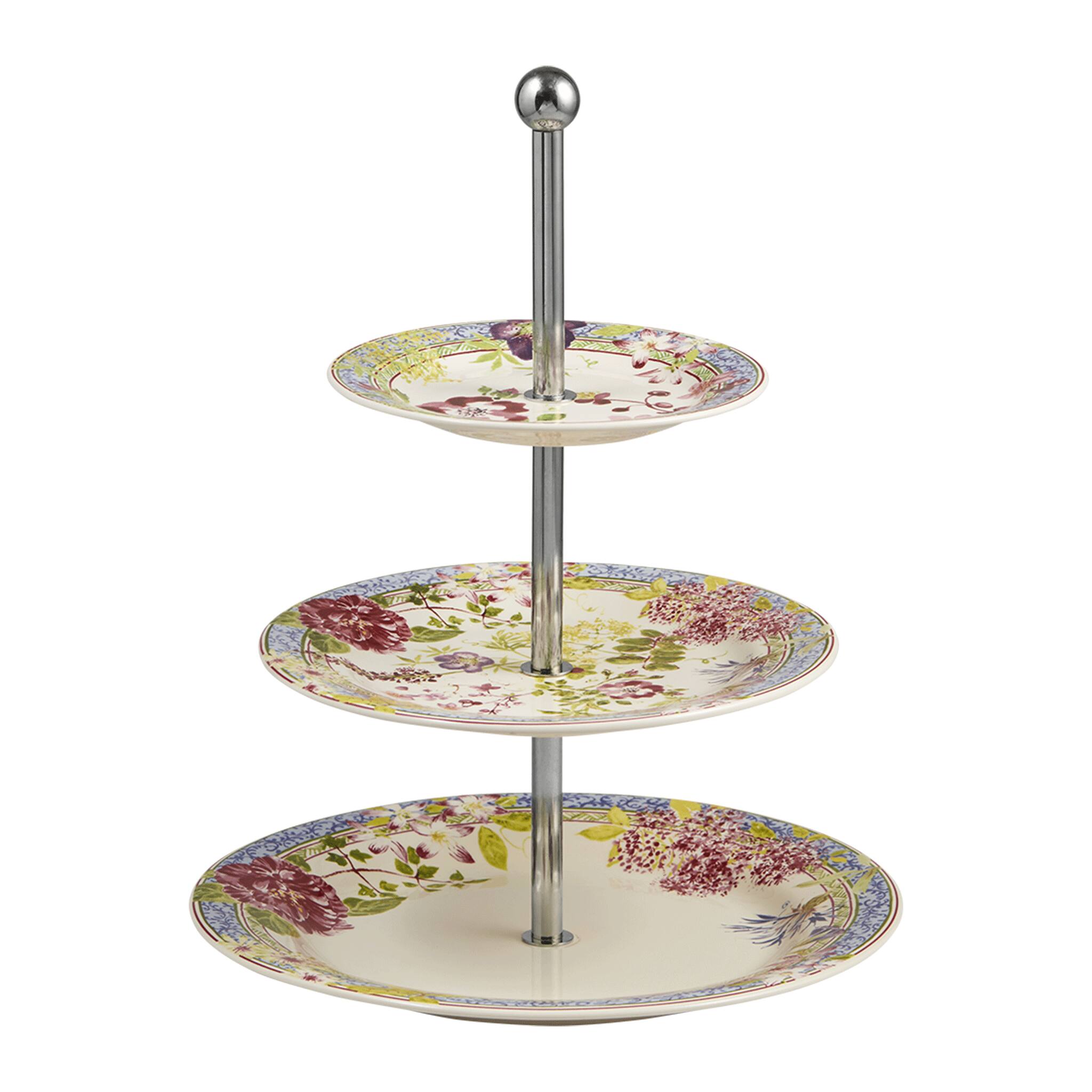 Gien Three-tier Cake Stand - Millefleurs