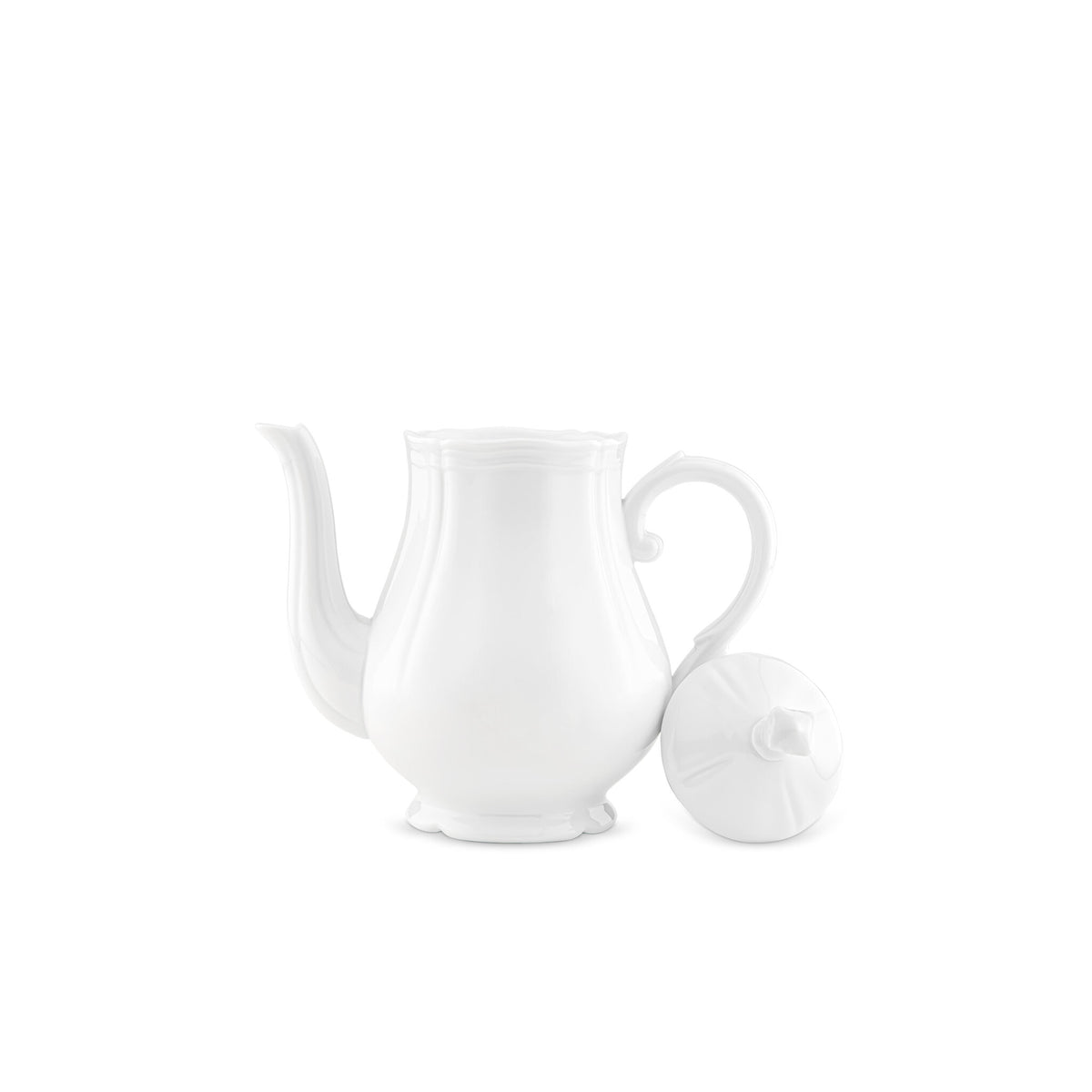 Ginori 1735 Antico Doccia Coffeepot, White, view 3