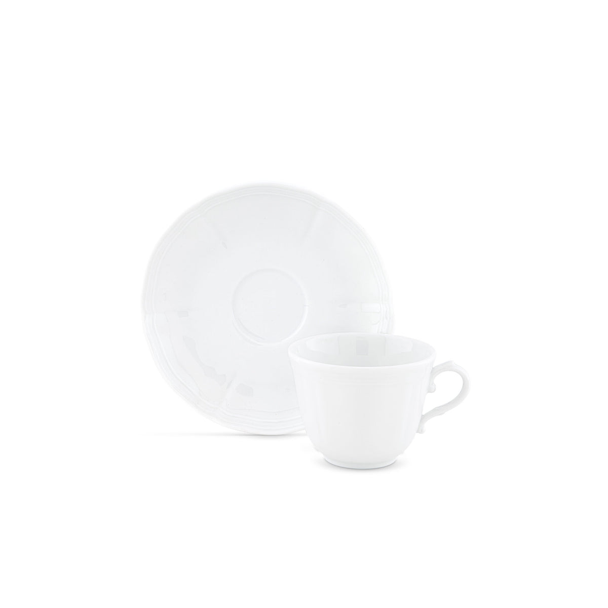 Ginori 1735 Antico Doccia Espresso Cup, White, view 3