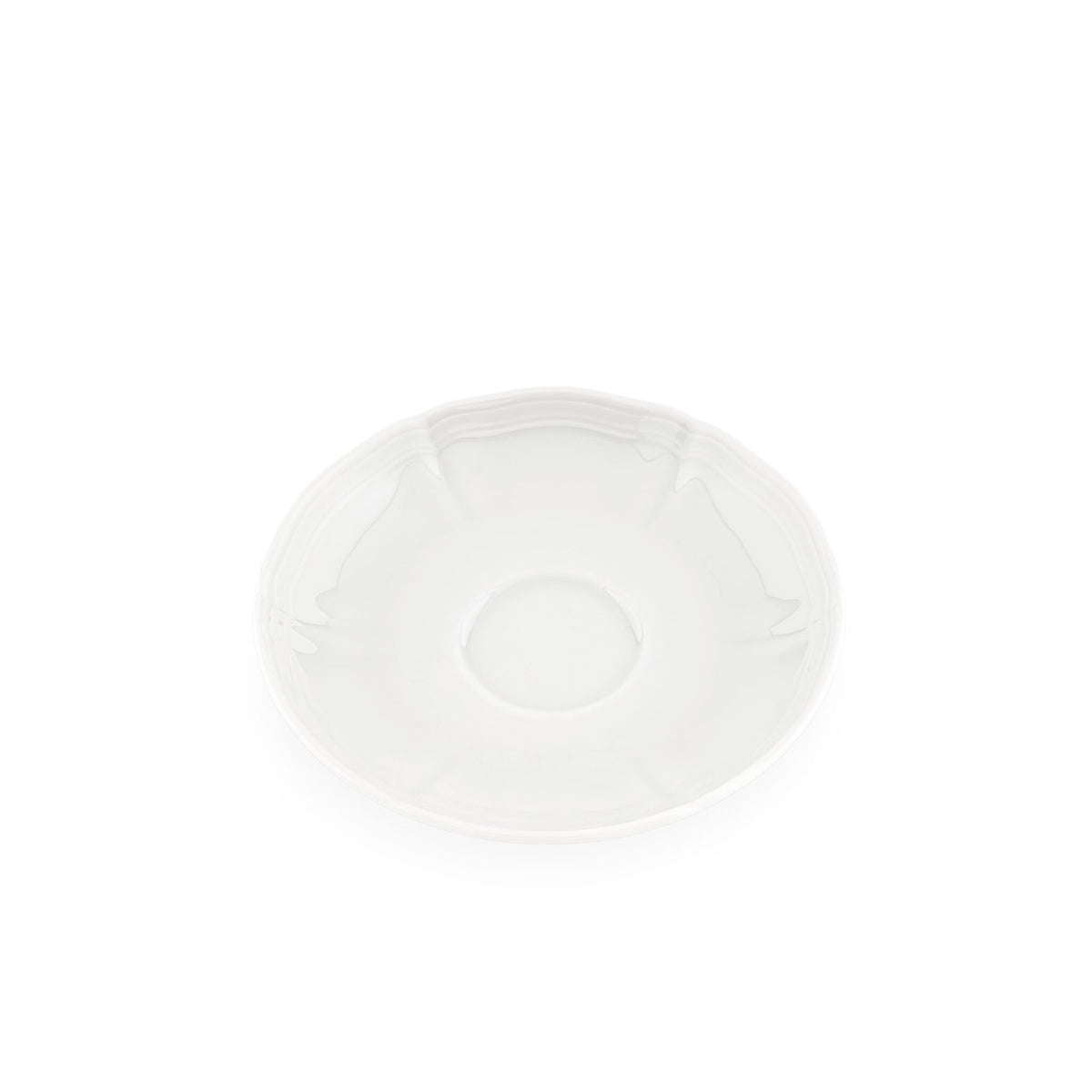 Ginori 1735 Antico Doccia Espresso Saucer, White, view 2