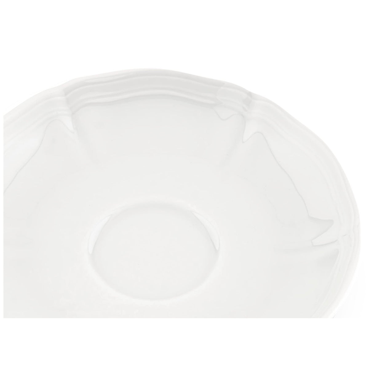 Ginori 1735 Antico Doccia Espresso Saucer, White, view 3