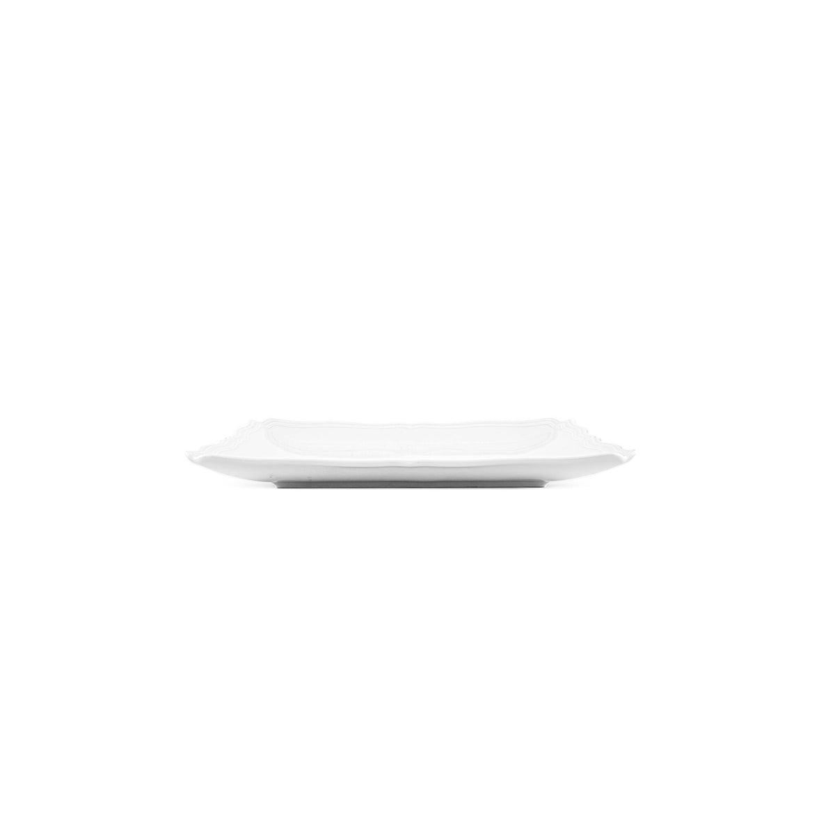 Ginori 1735 Antico Doccia Large Square Plate, White, view 4