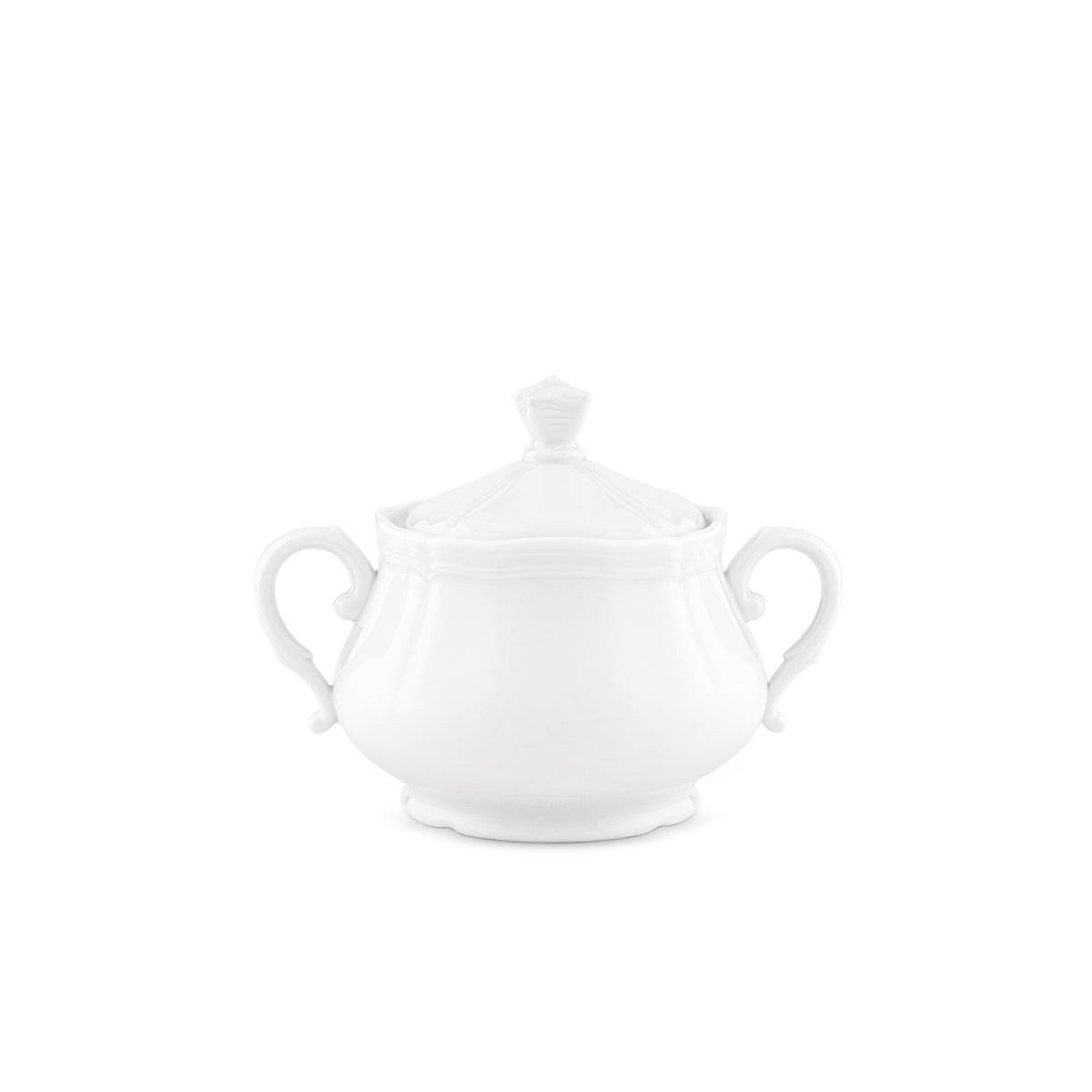Ginori 1735 Antico Doccia Large Sugar Bowl, White