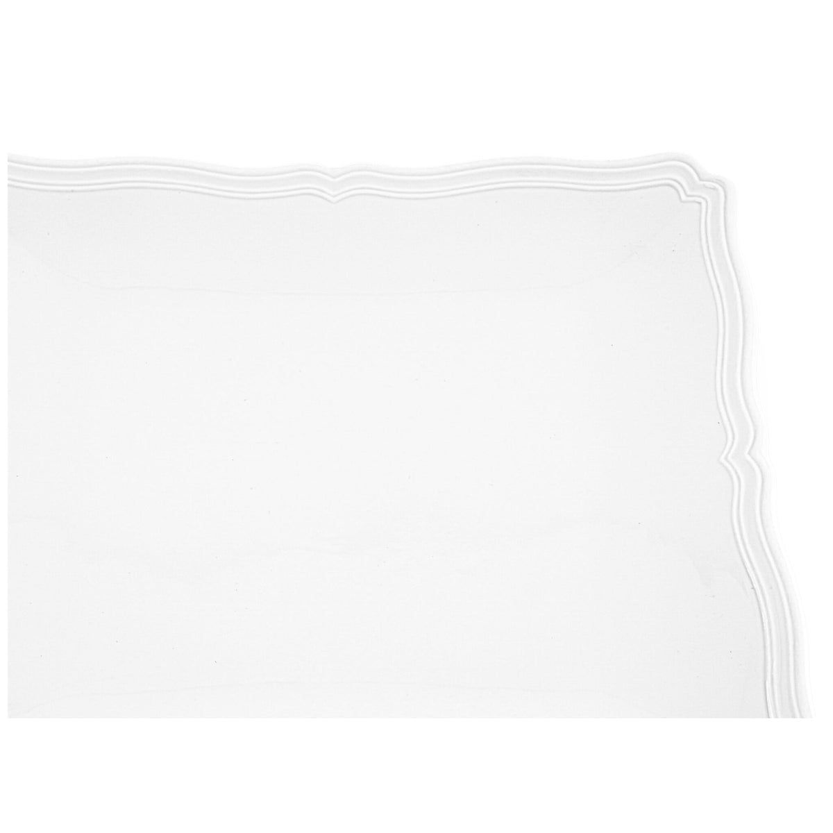 Ginori 1735 Antico Doccia Small Square Plate, White, view 3