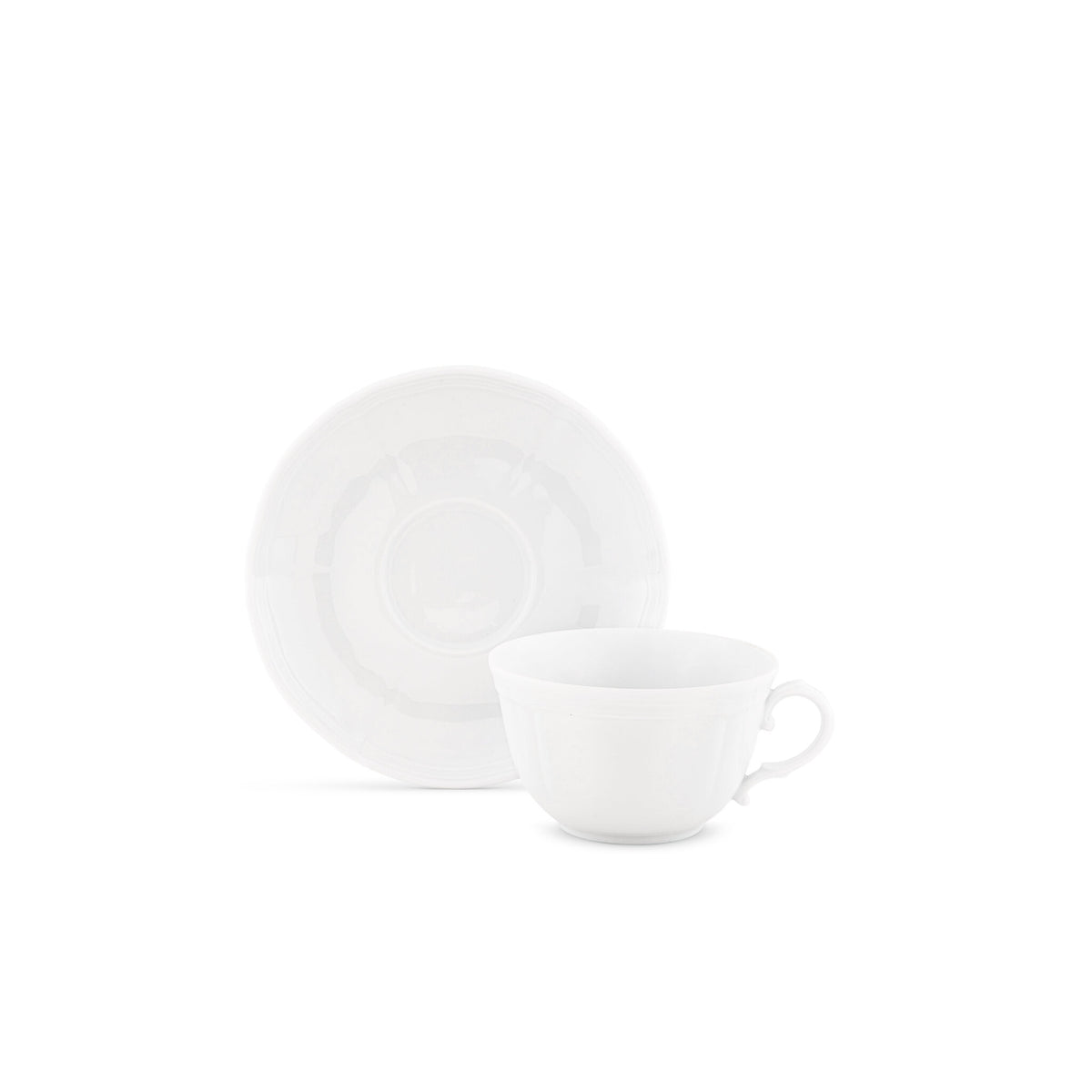 Ginori 1735 Antico Doccia Tea Cup, White, view 3