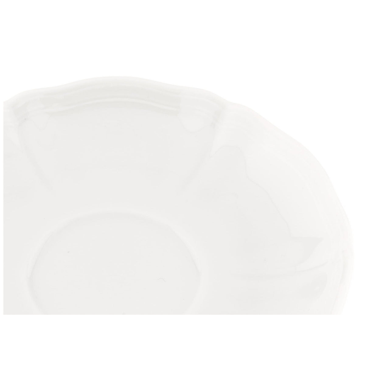 Ginori 1735 Antico Doccia Tea Saucer, White, view 3