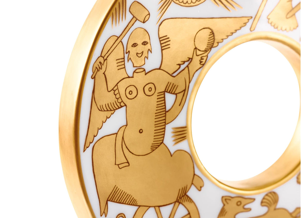 Ginori 1735 Arte di Gio Ponti Disco Forato Esorcismo, view 6