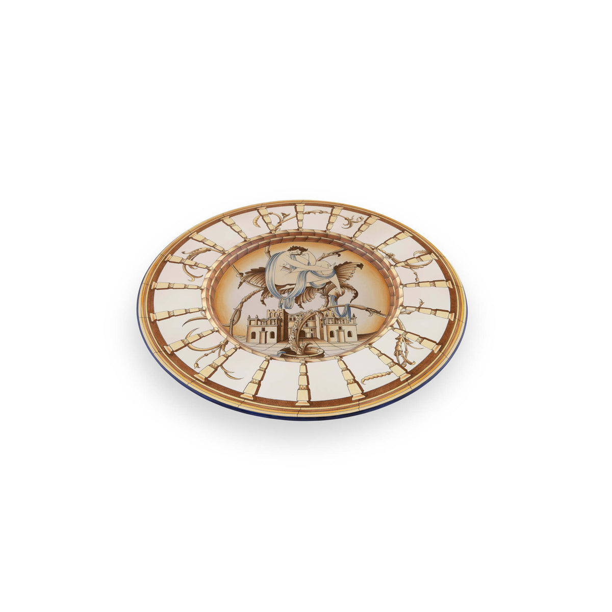 Ginori 1735 Arte di Gio Ponti Isabella Plate, Le Mie Donne White, view 2