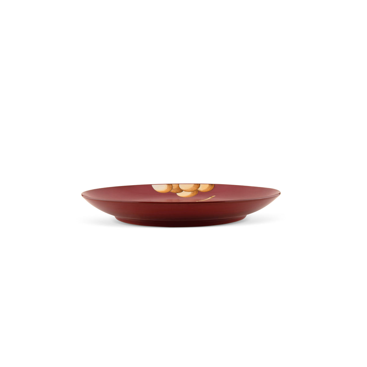 Ginori 1735 Arte di Gio Ponti La Venatoria Plate, Amazzone con Corno Red, view 4