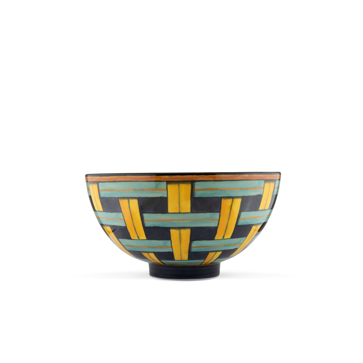 Ginori 1735 Arte di Gio Ponti Stuoia 1923 Bowl, view 3