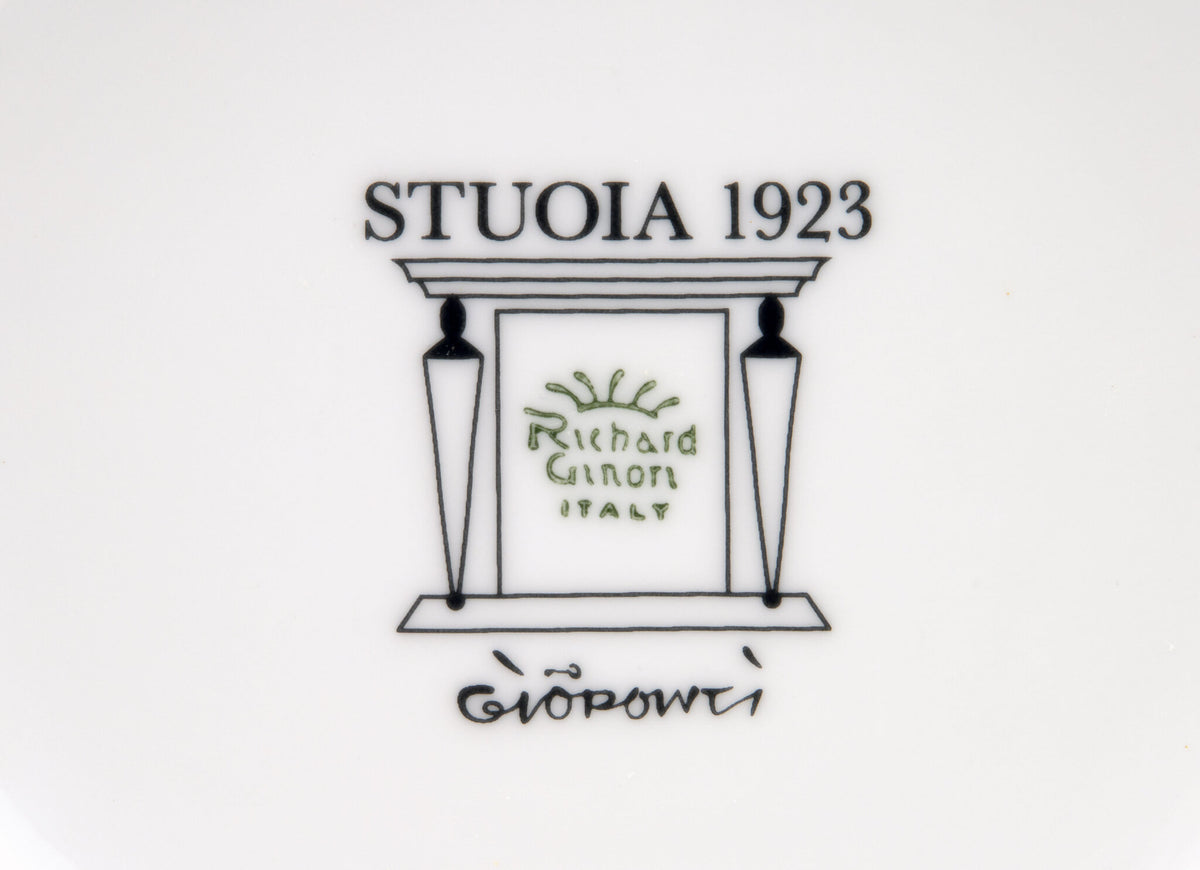 Ginori 1735 Arte di Gio Ponti Stuoia 1923 Orcino Vase, view 3