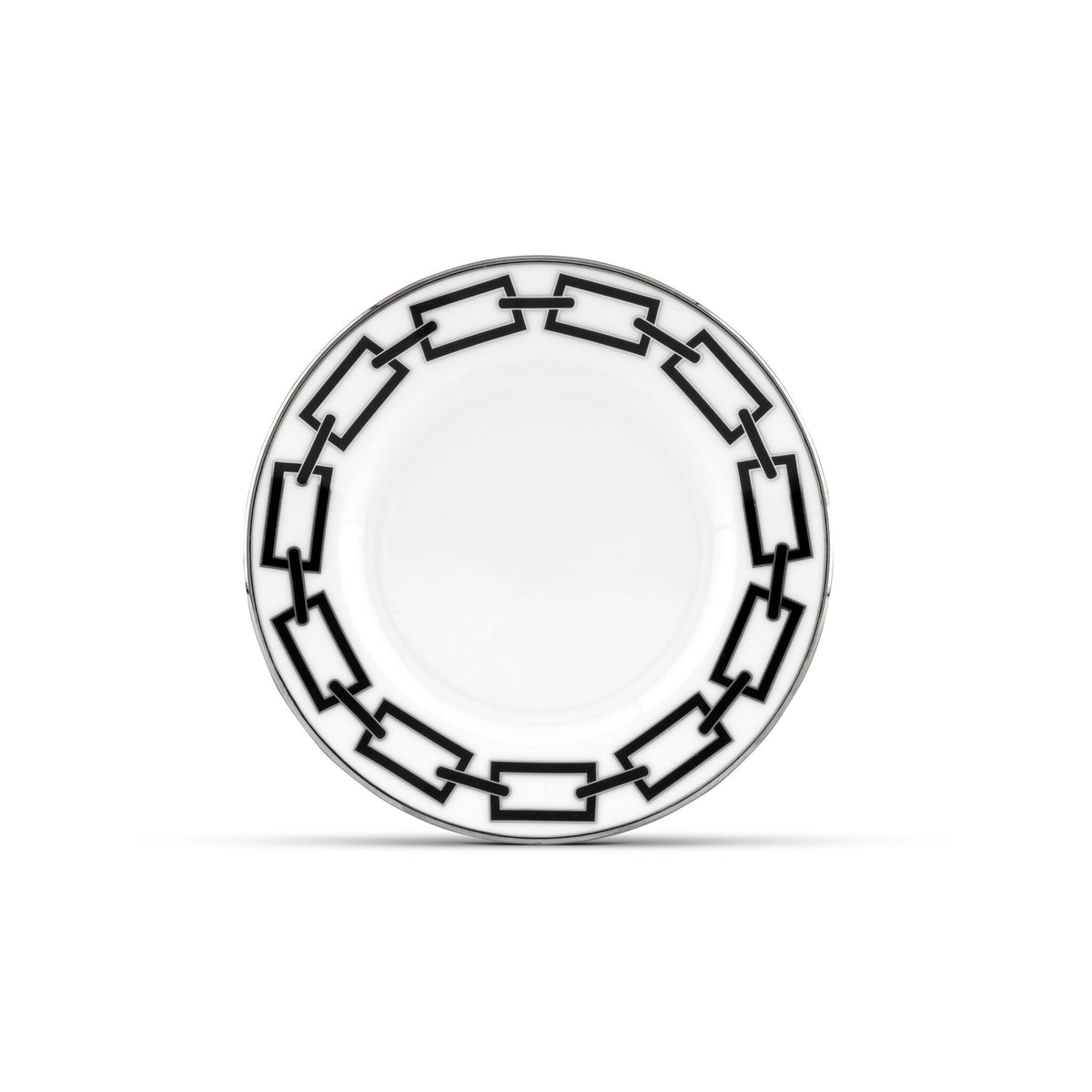 Ginori 1735 Catene Bread Plate, Black