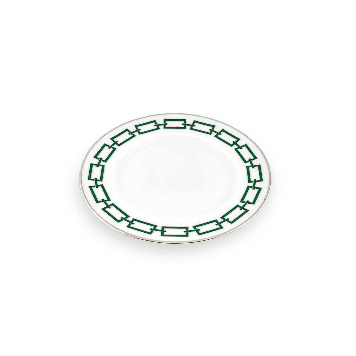 Ginori 1735 Catene Charger Plate, Smeraldo, view 2